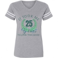 Ladies Relaxed Fit Vintage Sports Tee