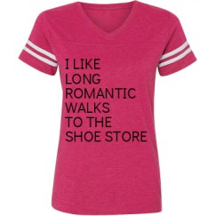 Ladies Relaxed Fit Vintage Sports Tee