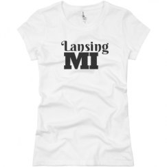 Ladies Slim Fit Basic Promo Jersey Tee