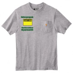 Unisex Carhartt Tall Pocket Tee