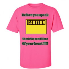 Unisex Ultra Cotton Safety Neon Crewneck Tee