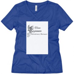 Ladies Relaxed Fit V-Neck Tee