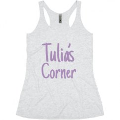 Ladies Slim Fit Super Soft Racerback Triblend Tank