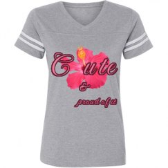 Ladies Relaxed Fit Vintage Sports Tee