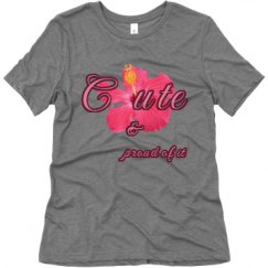 Ladies Relaxed Fit Super Soft Triblend Tee