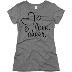 Ladies Slim Fit Super Soft Triblend Tee