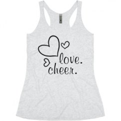 Ladies Slim Fit Super Soft Racerback Triblend Tank