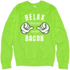 Unisex Neon Crewneck Sweatshirt