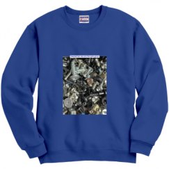 Unisex Film and Foil Crewneck Sweatshirt