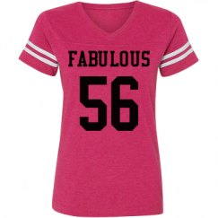 Ladies Relaxed Fit Vintage Sports Tee