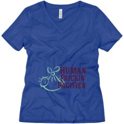 Ladies Relaxed Fit V-Neck Tee