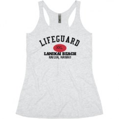 Ladies Slim Fit Super Soft Racerback Triblend Tank