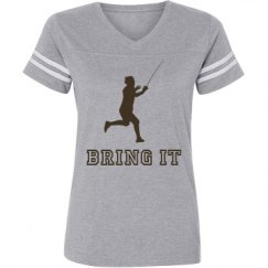 Ladies Relaxed Fit Vintage Sports Tee