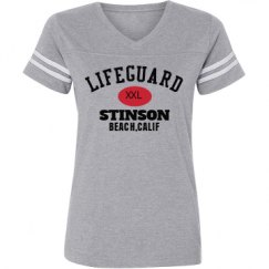 Ladies Relaxed Fit Vintage Sports Tee