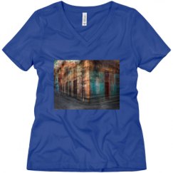 Ladies Relaxed Fit V-Neck Tee