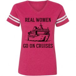 Ladies Relaxed Fit Vintage Sports Tee