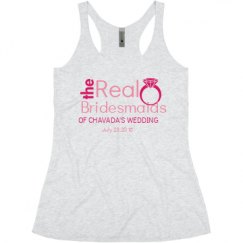 Ladies Slim Fit Super Soft Racerback Triblend Tank