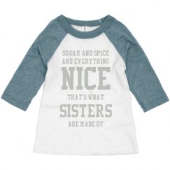 Toddler 3/4 Sleeve Raglan Tee