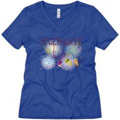 Ladies Relaxed Fit V-Neck Tee