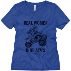 Ladies Relaxed Fit V-Neck Tee