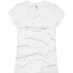 Ladies Slim Fit Basic Promo Jersey Tee