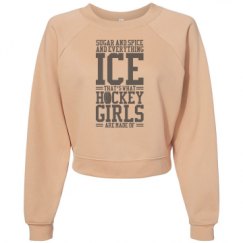 Women's Raglan Pullover Fleece