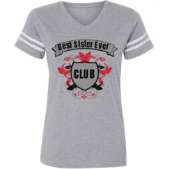 Ladies Relaxed Fit Vintage Sports Tee