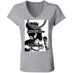 Ladies Slim Fit V-Neck Jersey Tee