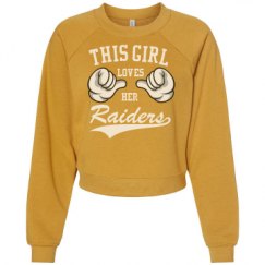 Women's Raglan Pullover Fleece