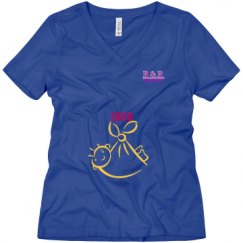 Ladies Relaxed Fit V-Neck Tee