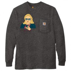 Unisex Carhartt Pocket Long Sleeve Tee