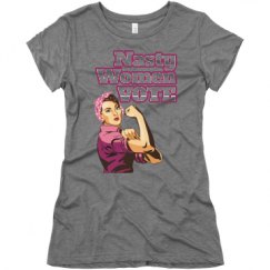 Ladies Slim Fit Super Soft Triblend Tee