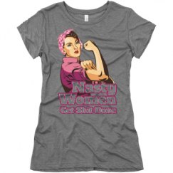 Ladies Slim Fit Super Soft Triblend Tee