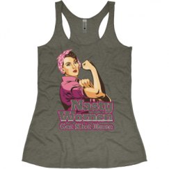 Ladies Slim Fit Super Soft Racerback Triblend Tank