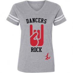 Ladies Relaxed Fit Vintage Sports Tee