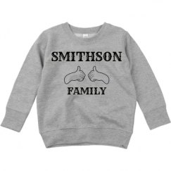 Toddler Crewneck Basic Promo Sweatshirt