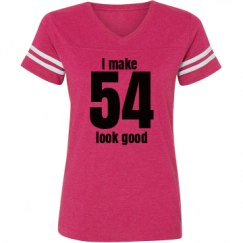 Ladies Relaxed Fit Vintage Sports Tee