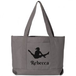 Seaside Cotton Canvas Pigment-Dyed Boat Tote Bag