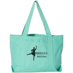 Seaside Cotton Canvas Pigment-Dyed Boat Tote Bag