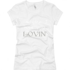 Ladies Slim Fit Basic Promo Jersey Tee