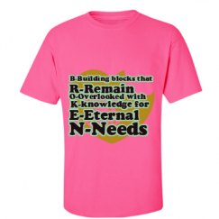 Unisex Ultra Cotton Safety Neon Crewneck Tee