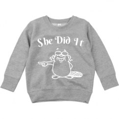 Toddler Crewneck Basic Promo Sweatshirt