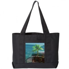 Seaside Cotton Canvas Pigment-Dyed Boat Tote Bag