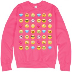 Unisex Neon Crewneck Sweatshirt