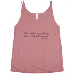 Ladies Flowy Slouchy Tank