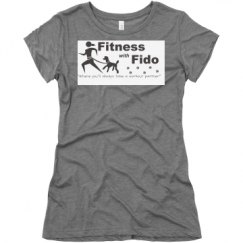 Ladies Slim Fit Super Soft Triblend Tee