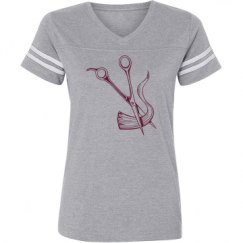 Ladies Relaxed Fit Vintage Sports Tee