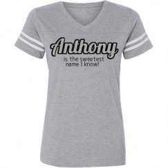 Ladies Relaxed Fit Vintage Sports Tee