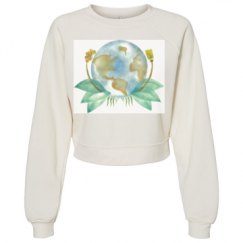 Women's Raglan Pullover Fleece