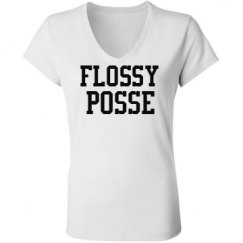 Ladies Slim Fit V-Neck Jersey Tee